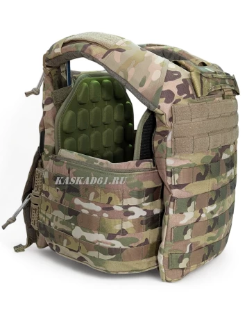 Чехол для ношения бронепанелей Панцирь Pro mod.2 с быстросбросами Woojin (Multicam) фото 2