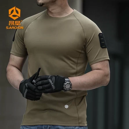 Футболка тактическая S.archon (Olive Green) фото 2