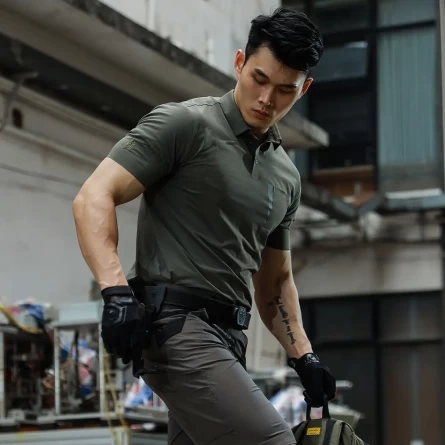 Поло EmersonGear Blue Label Pegasus Leisure Tactical Polo Shirt (Ranger Green) фото 2