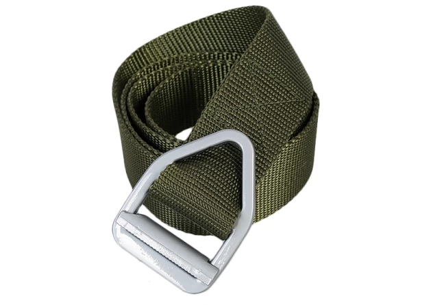 Ремень поясной универсальный с пряжкой (олива) фото 2