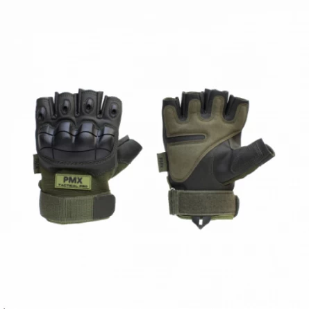 Перчатки PMX Tactical Pro укороченные (олива) фото 1