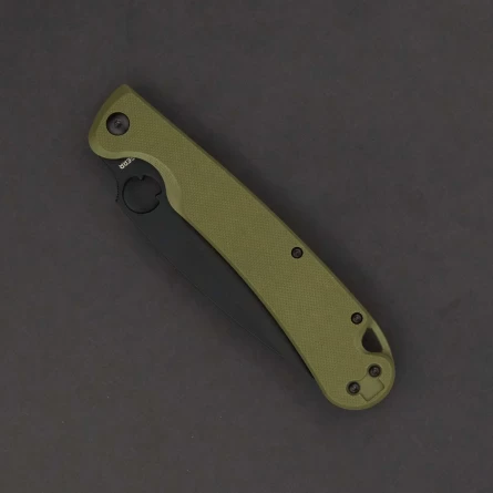 Нож складной Daggerr Sting XL Olive BW DLC (G10, D2) фото 3