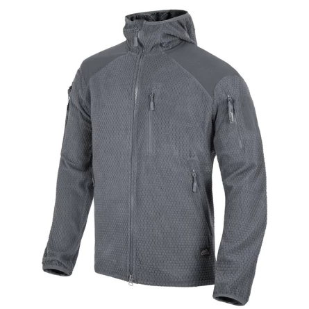 Куртка Helikon Alpha Hoodie Tactical Grid Fleece Jacket (Shadow Grey) фото 1