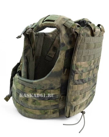 Корсетный бронежилет STRIKE с быстросбросами Woojin (баллистика Бр1, С2)(A-TACS FG) фото 4