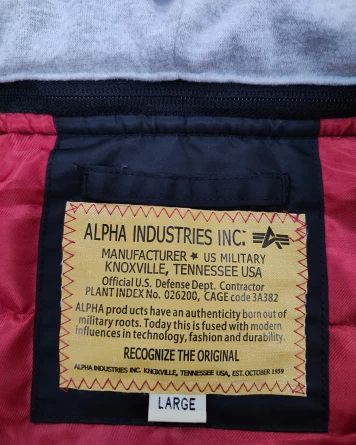 Бомбер Alpha с текстильным капюшоном (Black) фото 5