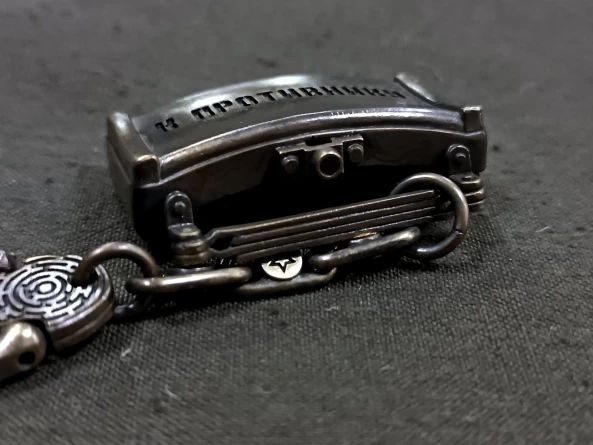 Брелок "МОН-50" (латунь) фото 3