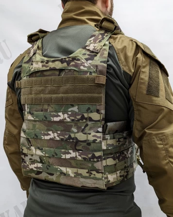 Чехол для ношения бронепанелей Воин с быстросбросом (Multicam) фото 6