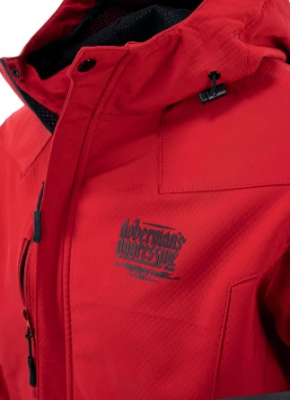Куртка Dobermans Aggressive KU08 Offensive Premium Softshell (красная) фото 6