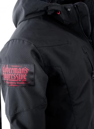 Куртка Dobermans Aggressive KU08 Offensive Premium Softshell (черная) фото 6