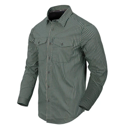 Рубашка Helikon Covert Concealed Carry Shirt (Savage Green Checkered) фото 1