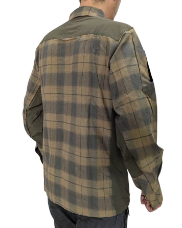 Рубашка тактическая Flannel Shirt (Кофейный) фото 3