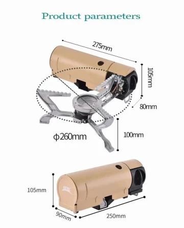 Портативная горелка газовая складная фото 2