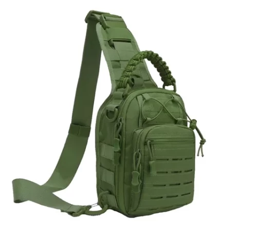 Сумка тактическая однолямочная (паракорд)(олива) фото 1