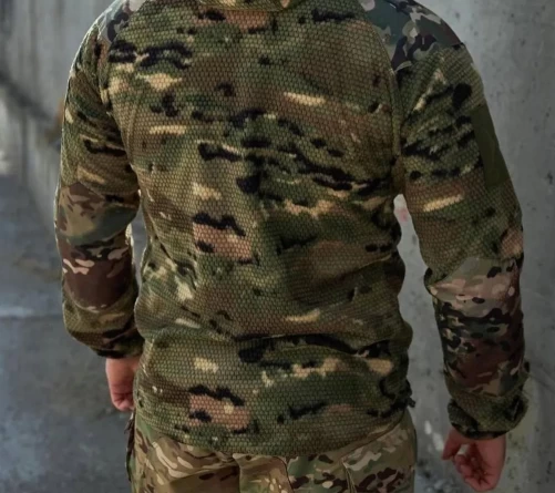 Куртка флисовая Альфа Grid Fleece Jacket (Мультикам) фото 2