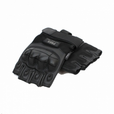 Перчатки PMX Tactical Pro укороченные (черный) фото 2