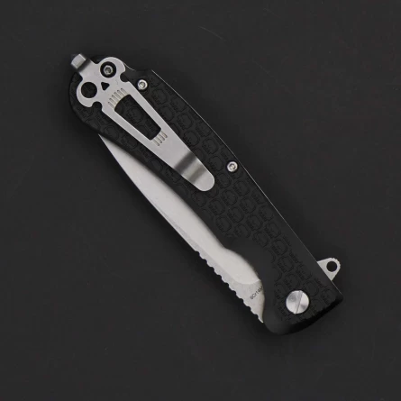Нож складной Daggerr Wocket Black SW Serrated (FRN, 8Cr14MoV) фото 3