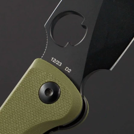 Нож складной Daggerr Sting XL Olive BW DLC (G10, D2) фото 6