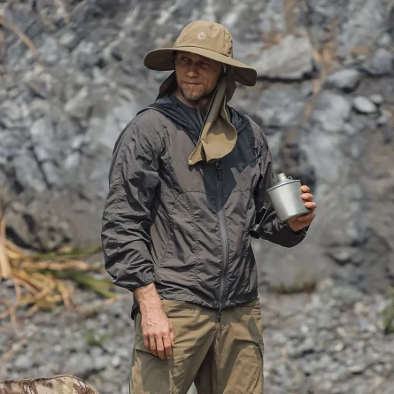 Ветровка EmersonGear Blue Label Batwing Sunscreen Jacket (Ranger Green) фото 5