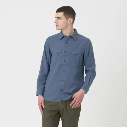 Рубашка Helikon Defender Mk2 Gentleman Shirt (Melange Blue) фото 1