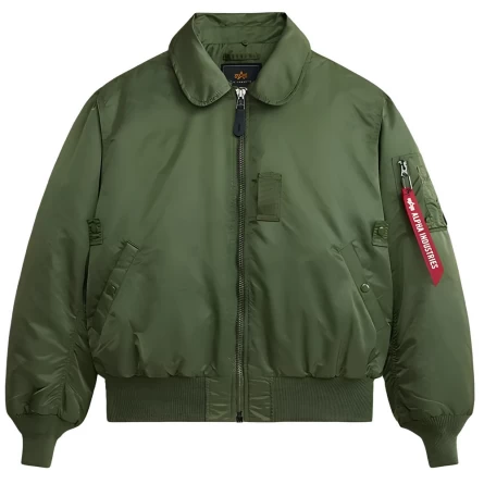 Бомбер Alpha B-15 Flight Jacket (Sage Green) фото 3