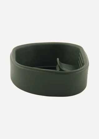 Кружка складная пластиковая Track (250 мл)(олива) фото 3