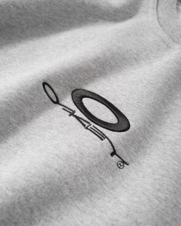 Свитшот из футера с начесом Oakley (серый) фото 4