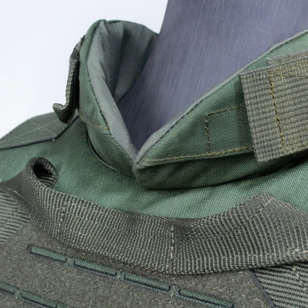 Жилет противоосколочный "Щит" с самосбросом+баллистическая защита (550 м/с)(1 размер)(ММ)(Дым) фото 3