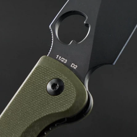 Нож складной Daggerr Sting Olive DLC (G10, D2) фото 5
