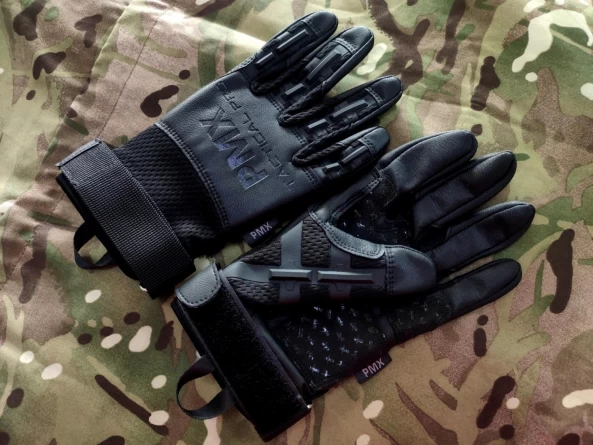 Перчатки PMX Tactical Pro (кожа)(черный) фото 1
