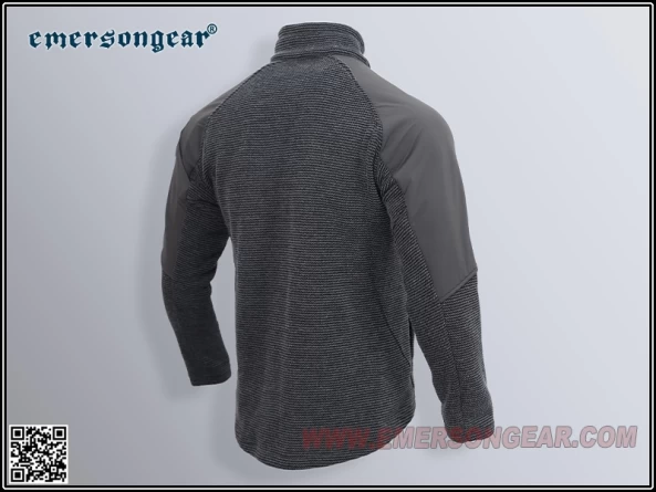 Куртка флисовая EmersonGear Blue Label "Muntjac" Fleece Jacket (Grey) фото 3