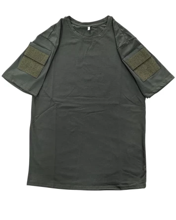 Футболка тактическая (с карманом)(олива) фото 1
