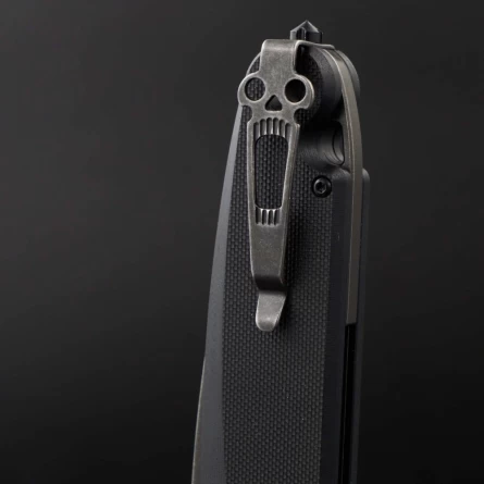 Нож складной Daggerr Parrot All Black 3.0 BW (G10, D2) фото 7