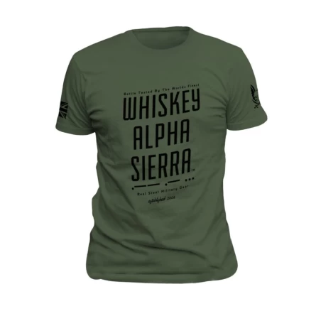 Футболка Warrior Assault Systems Whiskey Alpha Sierra T-shirt (OD Green) фото 1