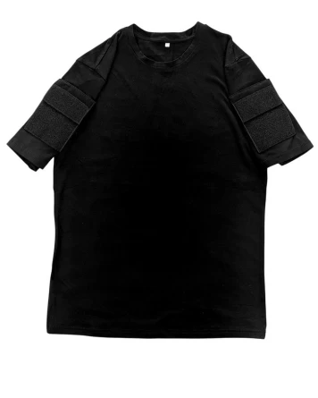 Футболка тактическая (с карманом)(черный) фото 1