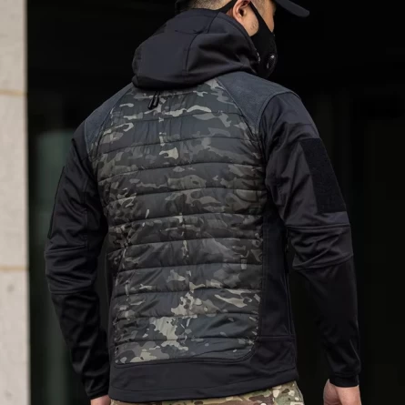 Куртка тактическая демисезонная Special Forces (черный мультикам) фото 1