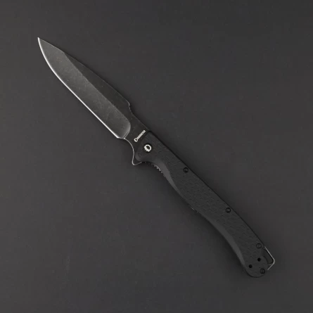 Нож складной Daggerr Harpoon All Black Discover Line (FRN, 8Cr14Mov) фото 1