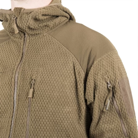 Куртка Helikon Alpha Hoodie Tactical Grid Fleece Jacket (Shadow Grey) фото 5