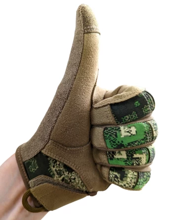 Перчатки Helikon Range Tactical Gloves (PenCott WildWood/Coyote) фото 2