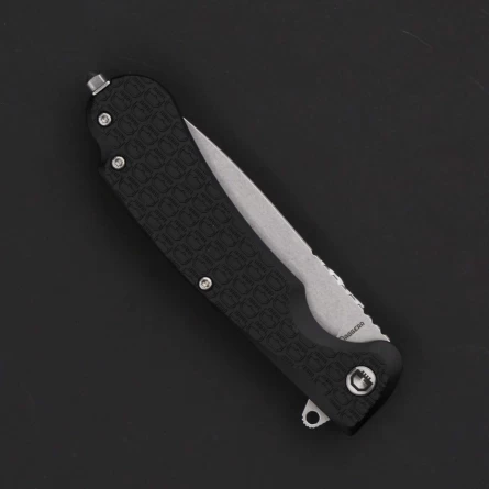 Нож складной Daggerr Wocket Black SW Serrated (FRN, 8Cr14MoV) фото 4
