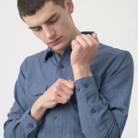 Рубашка Helikon Defender Mk2 Gentleman Shirt (Melange Blue) фото 7