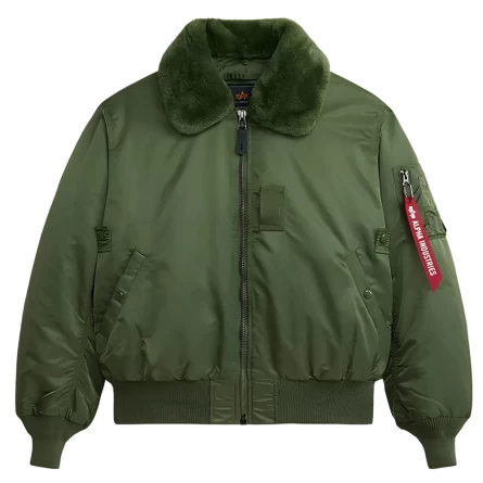 Бомбер Alpha B-15 Flight Jacket (Sage Green) фото 1