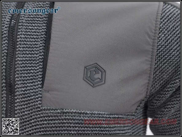 Куртка флисовая EmersonGear Blue Label "Muntjac" Fleece Jacket (Grey) фото 5