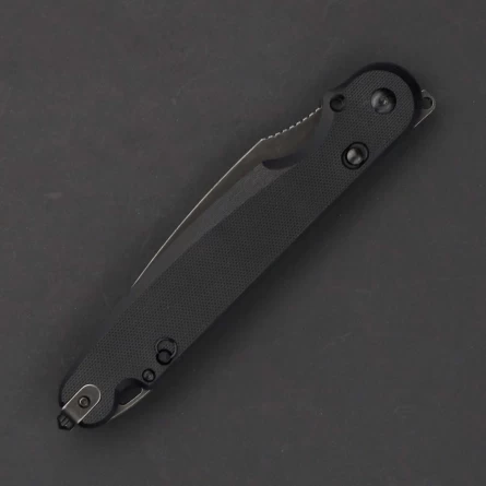 Нож складной Daggerr Parrot All Black 3.0 BW (G10, D2) фото 3