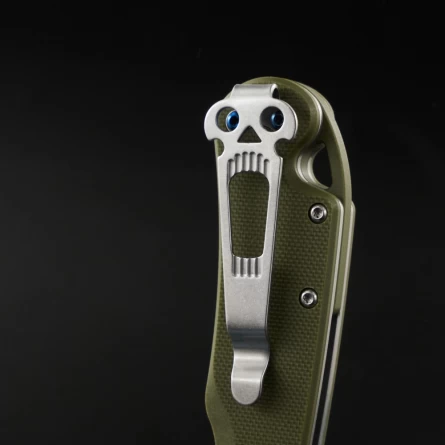 Нож складной Daggerr Sting mini Olive SW (G10, D2) фото 5