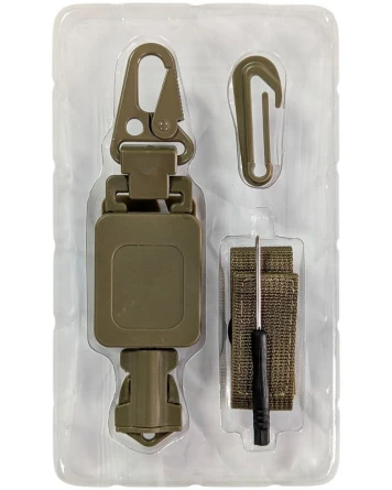 Ретрактор тактический для ножниц (45 см)(коричневый) фото 3