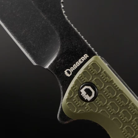 Нож складной Daggerr Harpoon Olive BW Discover Line (FRN, 8Cr14Mov) фото 7