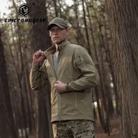 Куртка EmersonGear Blue Label Falco Lightweight Jacket (Khaki) фото 5