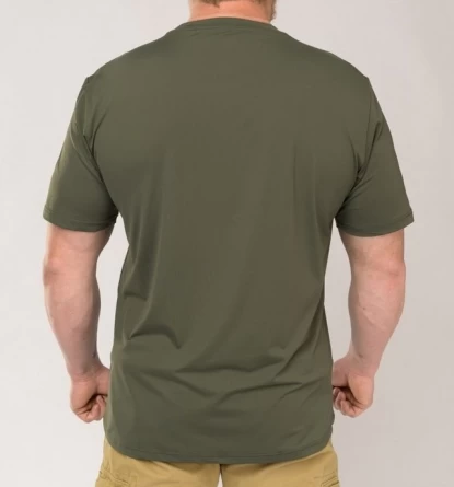 Футболка тактическая S.archon с карманом (Olive Green) фото 2