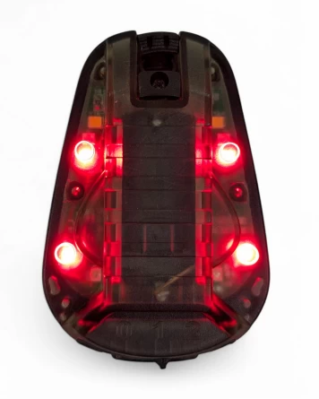 Сигнальный маяк на шлем (Красный) фото 1