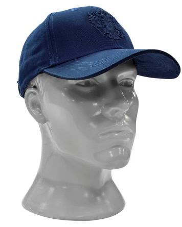 Бейсболка "Герб Российской Федерации" (синий) фото 1